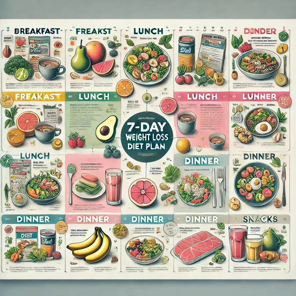 7 days weight loss diet plan